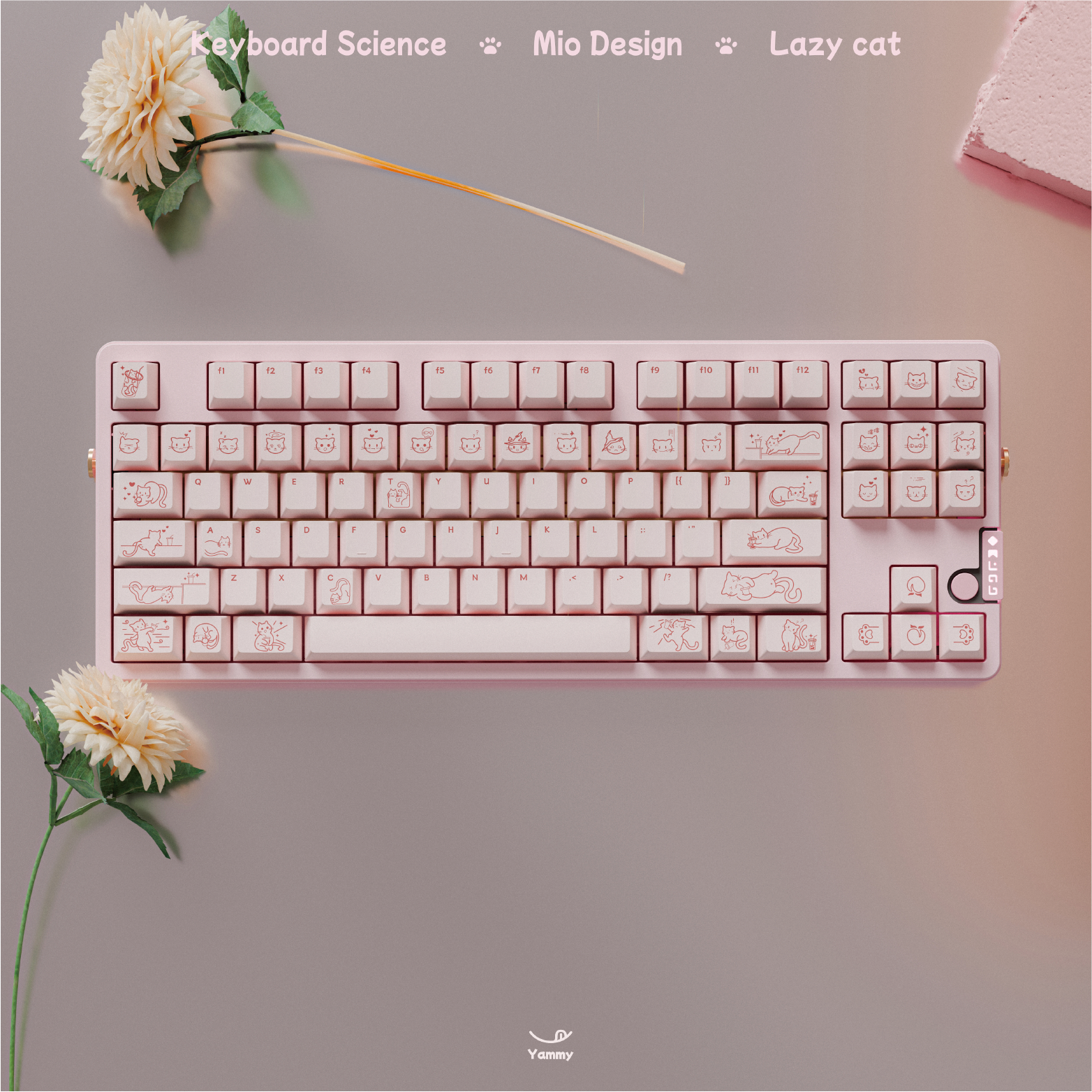 KBS Mio Yoghurt Keycaps